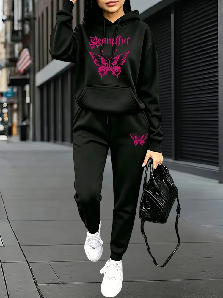 Women Fashion Outfits - Ensemble de survêtement décontracté pour femme,