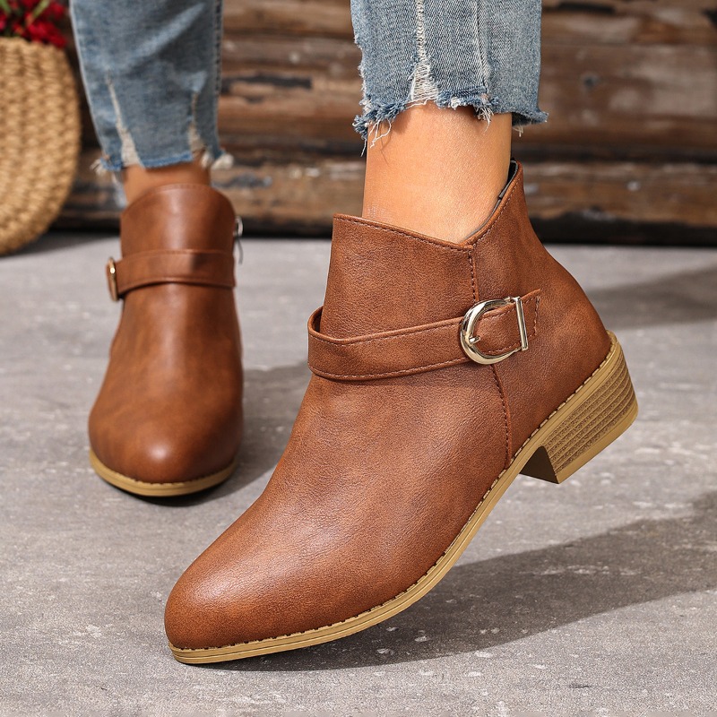 Sale Fashion Women - Bottines pour femmes, automne-hiver, fermeture éclair
