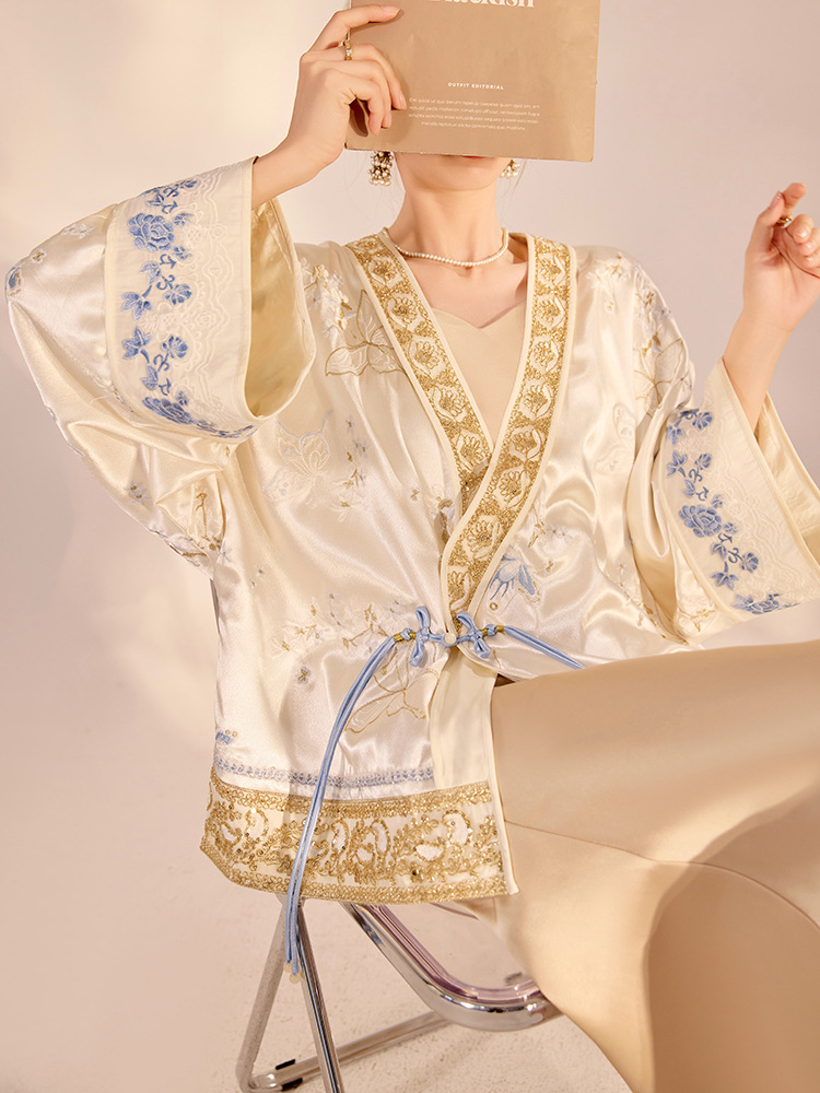Women Fashion Jackets - Nouvelle veste de luxe ample brodée