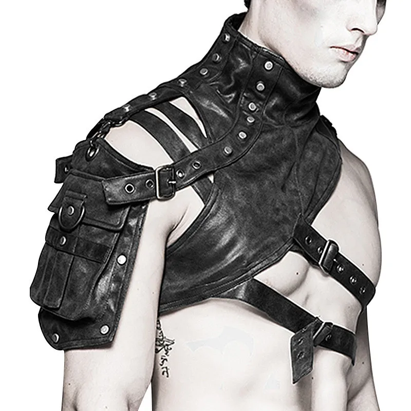 Women Fashion Jackets - Steampunk – armure en cuir médiévale,