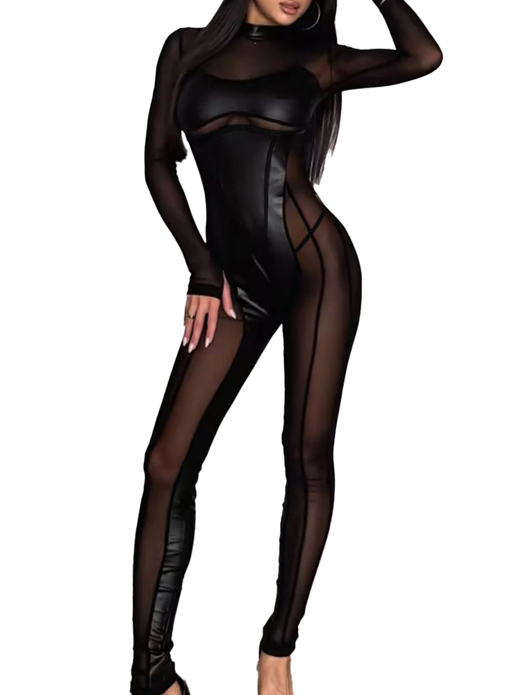 Women Fashion Outfits - Combinaison gainante moulante pour femme à