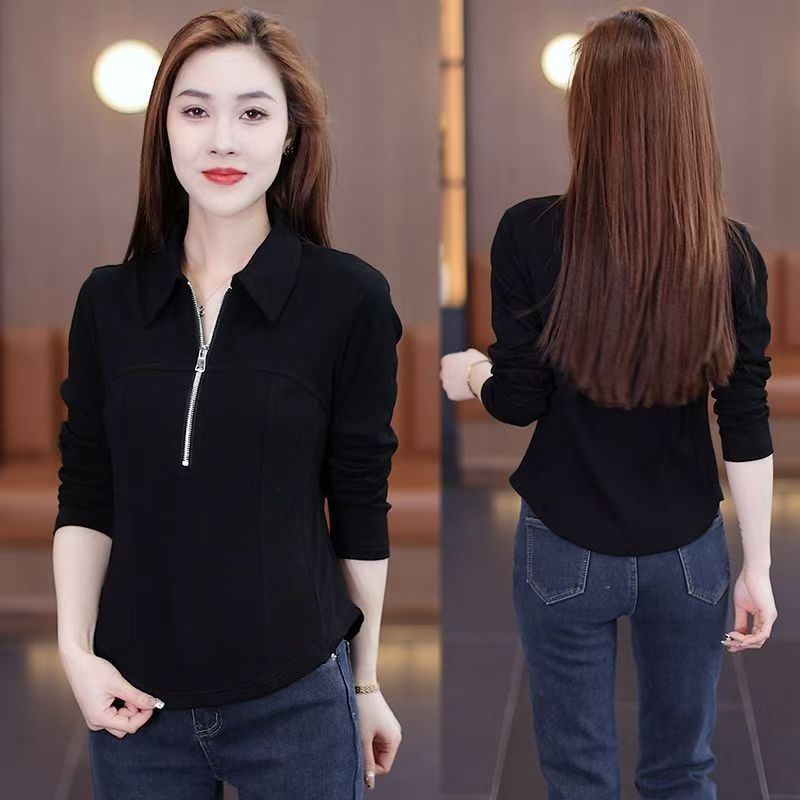 Women'S Fashion Petite - T-shirt à col polo ajusté pour