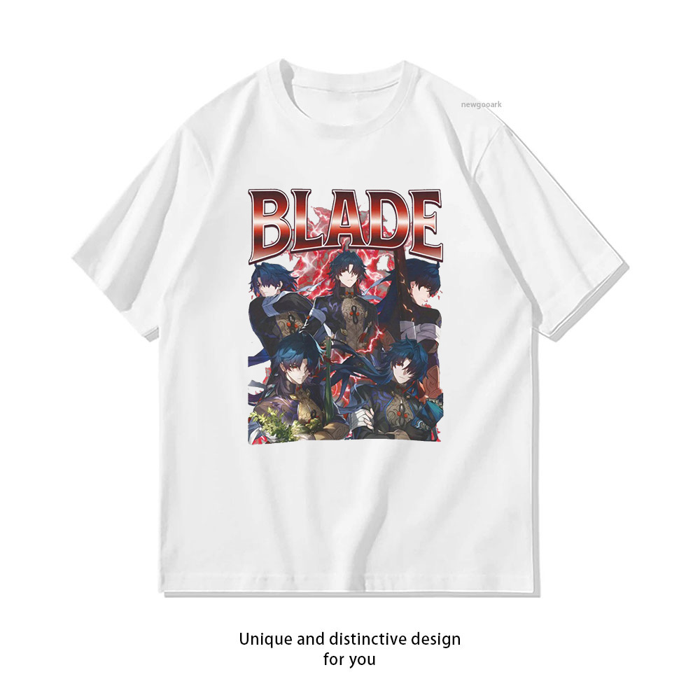 Women'S Fashion Guide - Blade Honkai Star Rail T-shirt imprimé