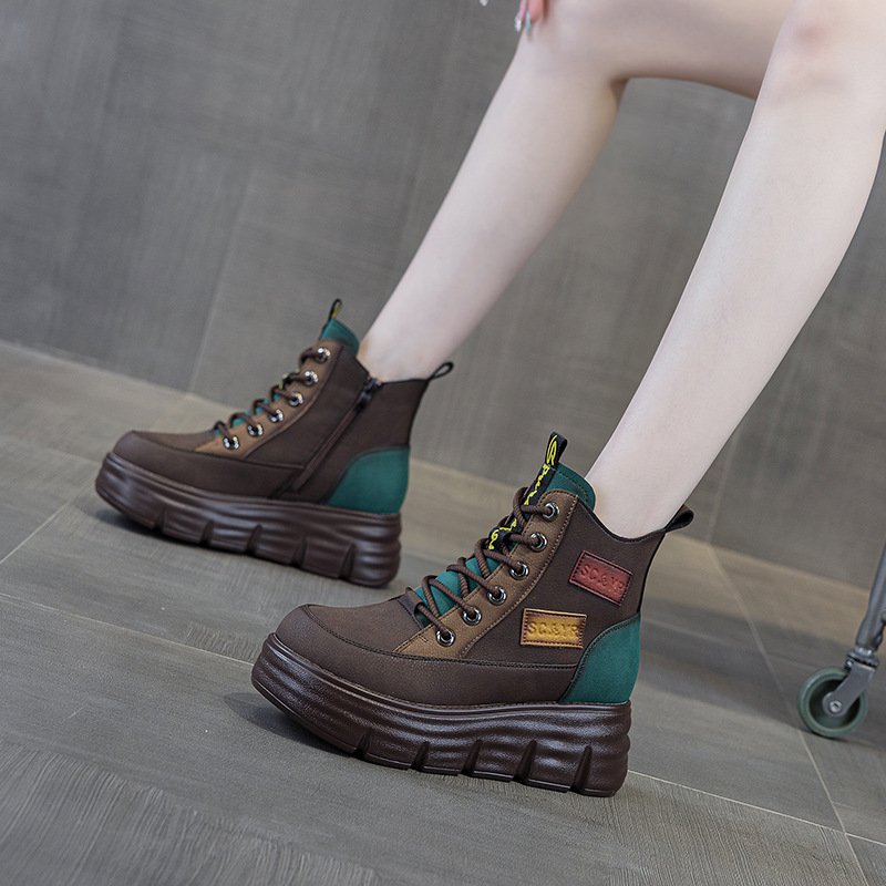 Women'S Fashion Petite - Bottines à plateforme pour femmes, mode