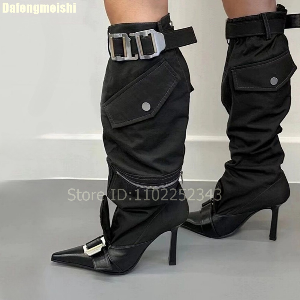 Women'S Fashion Boots 2025 - Bottes hautes pour femmes, boucle de