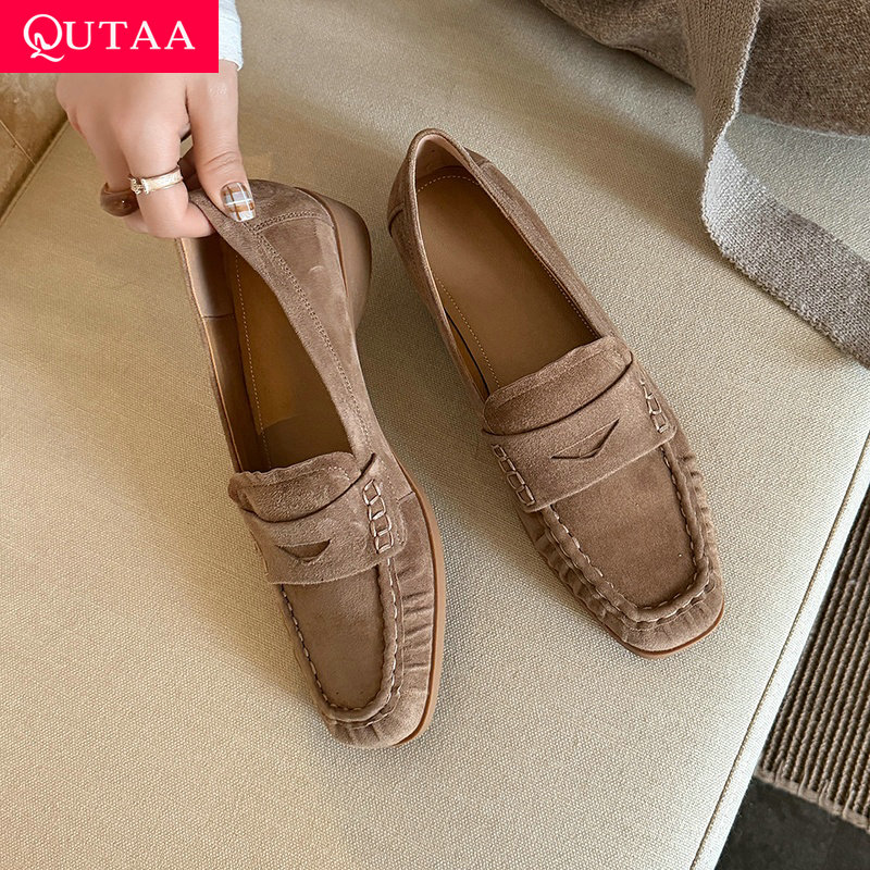 Women'S Fashion Loafers - QUTAA 2026 Nouveautés Mode Chaussures à