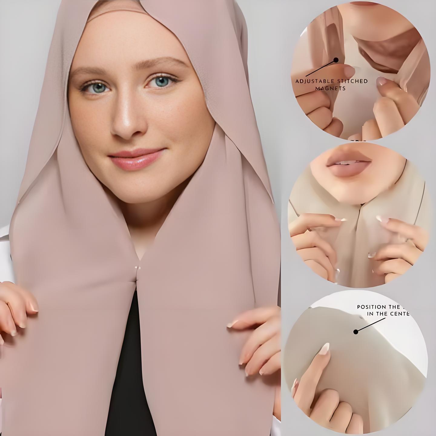 Women Fashion Malaysia - Nouveau hijab en mousseline de soie
