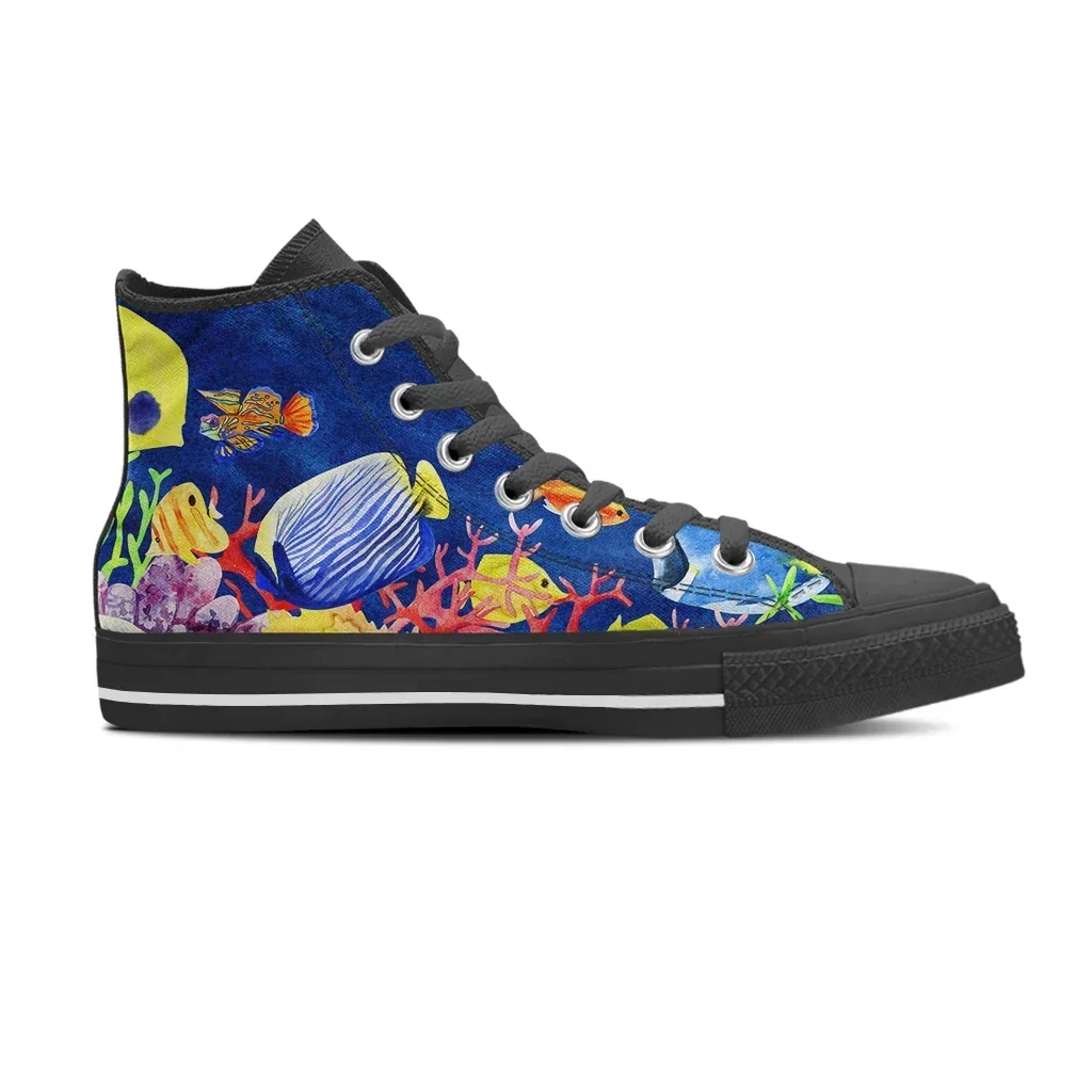 Sale Fashion Women - Chaussures montantes en toile pour hommes,