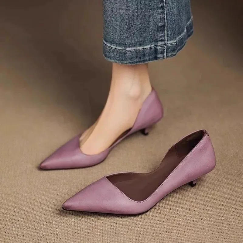 Women Fashion Heels - Chaussures à talons aiguilles à bout