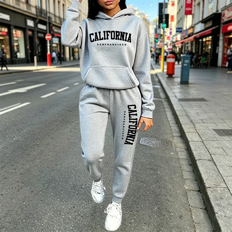 Women Fashion Outfits - Ensemble de survêtement décontracté urbain pour