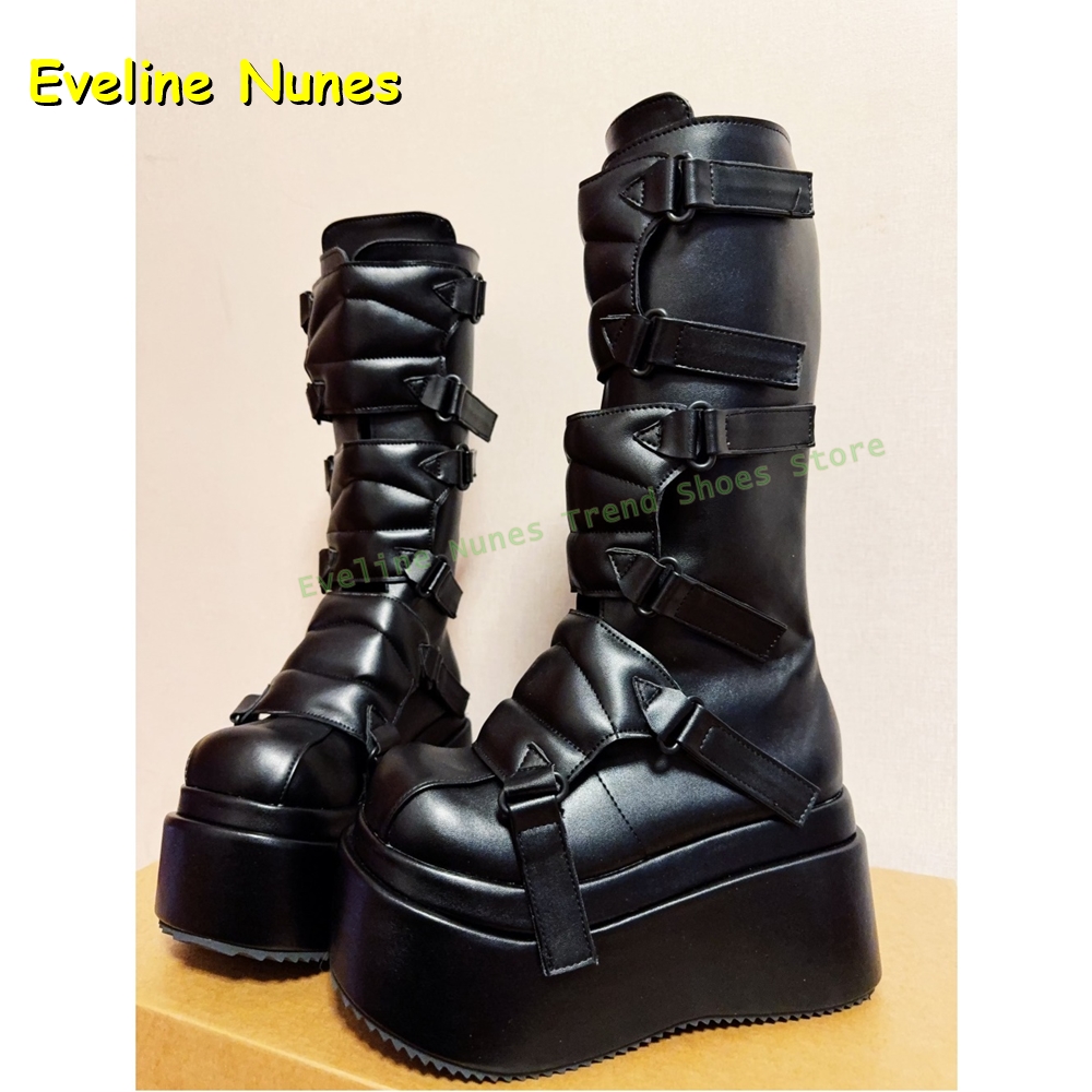 Women'S Fashion Boots 2025 - Cyberpunk Y2K – bottes hautes à