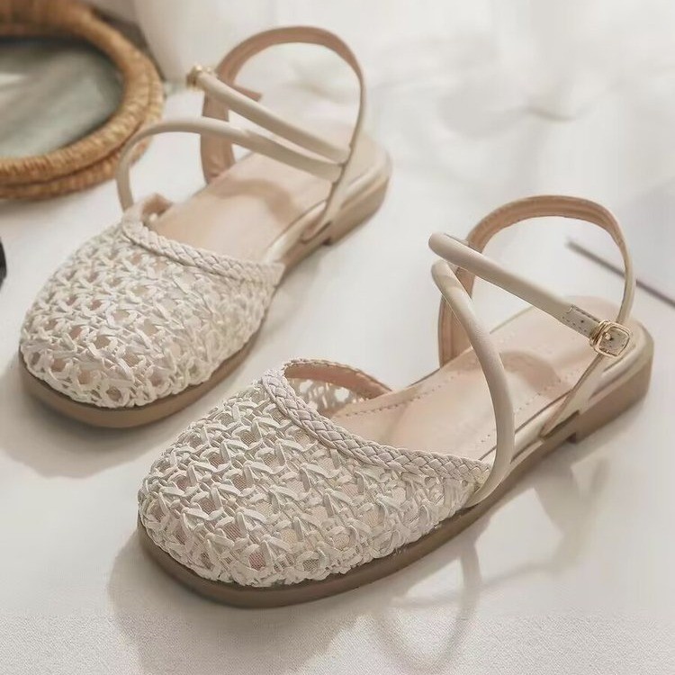 Sandales fermées de style fran - Women Fashion Outfits avis et prix