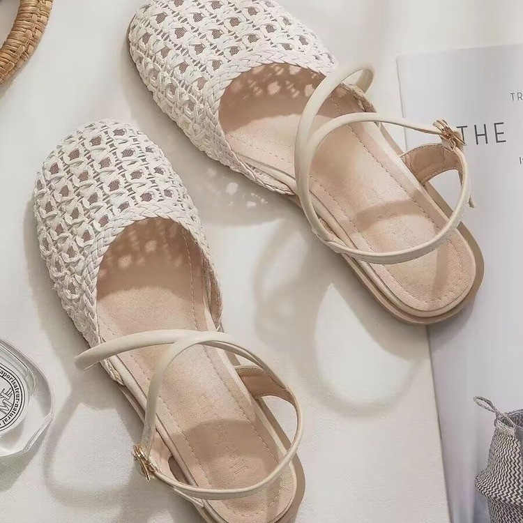 Sandales fermées de style fran - Women Fashion Outfits avis et prix