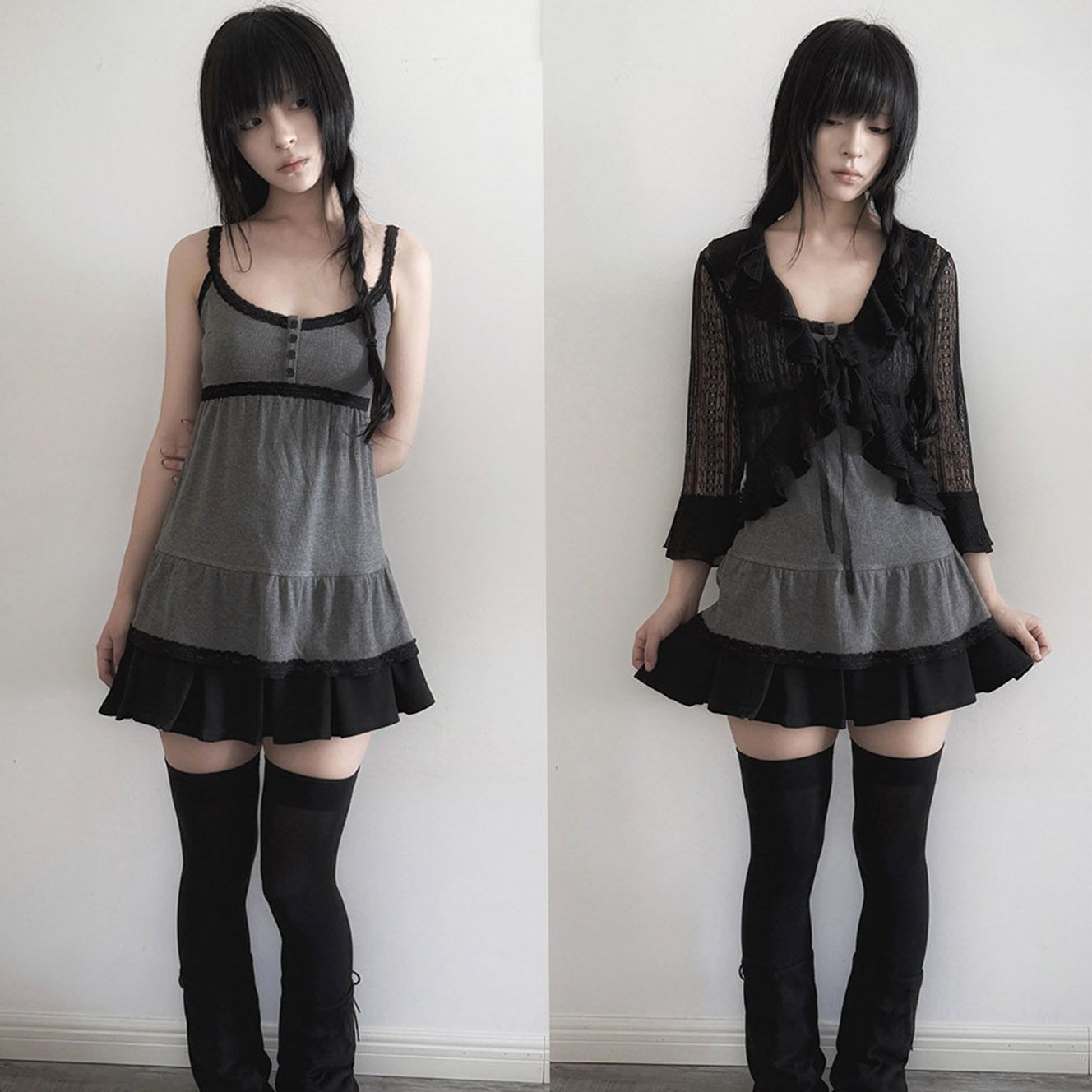 Ensemble 3 pièces en dentelle  - V Neck Cami Top avis et prix