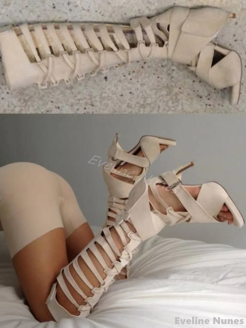 Sandales bottes hautes en flan - Women'S Fashion Boots 2025 avis et prix