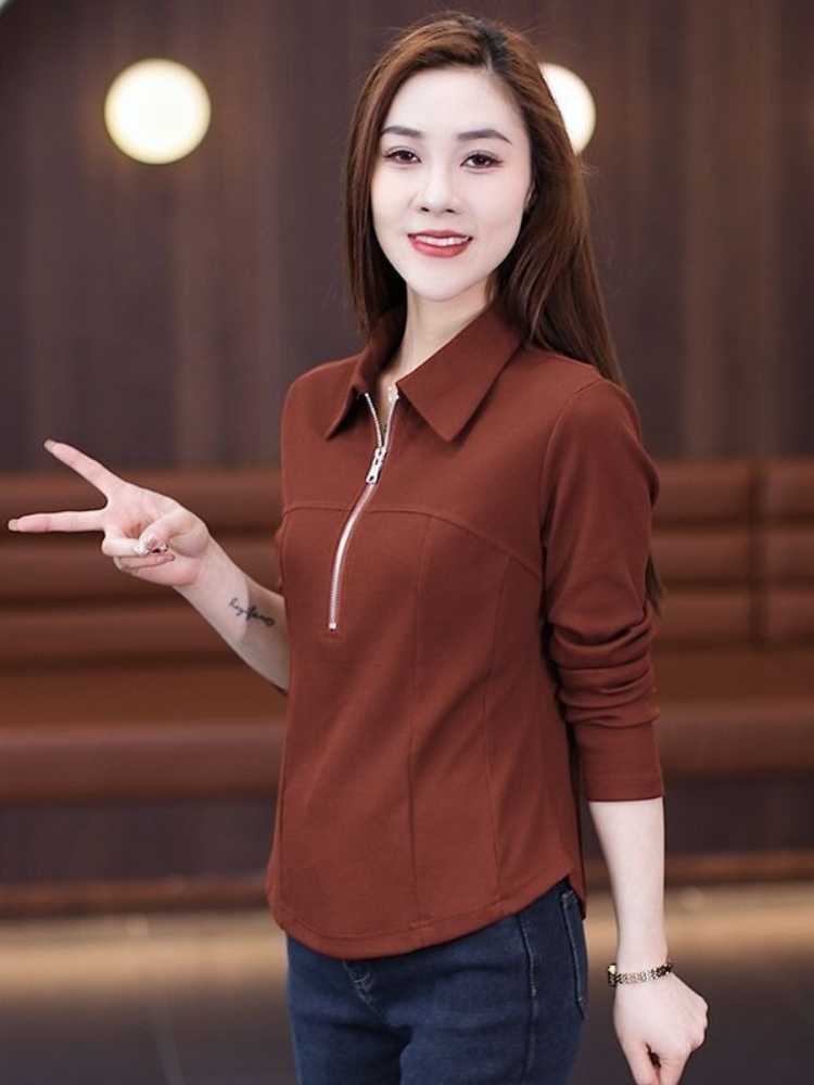 T-shirt à col polo ajusté pour - Women'S Fashion Petite avis et prix