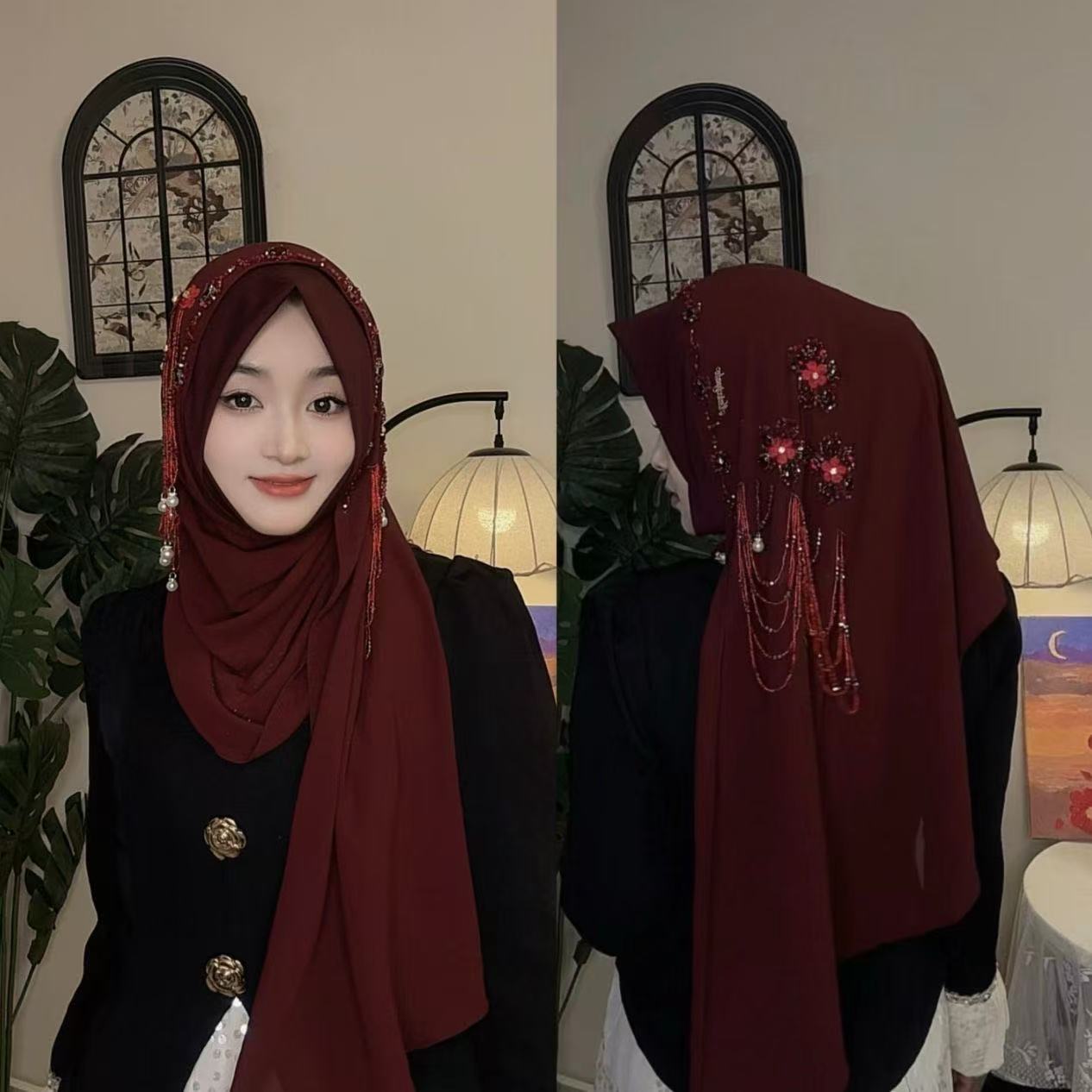 Abaya Hijab pour femmes musulm - Women Fashion Malaysia avis et prix