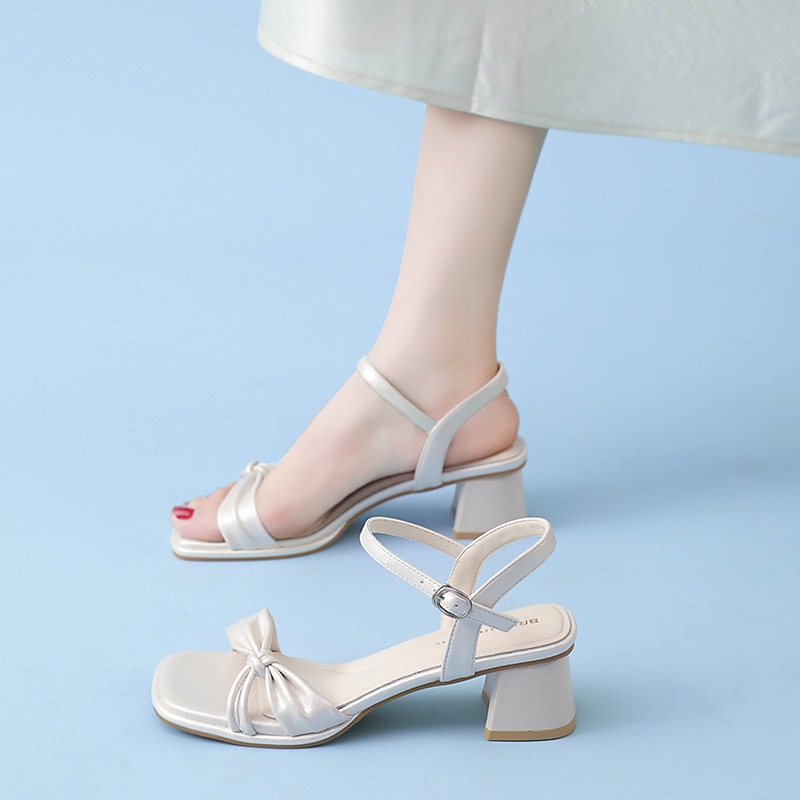 Sandales habillées à talon pou - Sale Fashion Women avis et prix