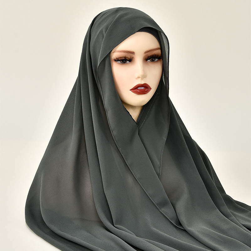 Nouveau hijab en mousseline de - Women Fashion Malaysia avis et prix