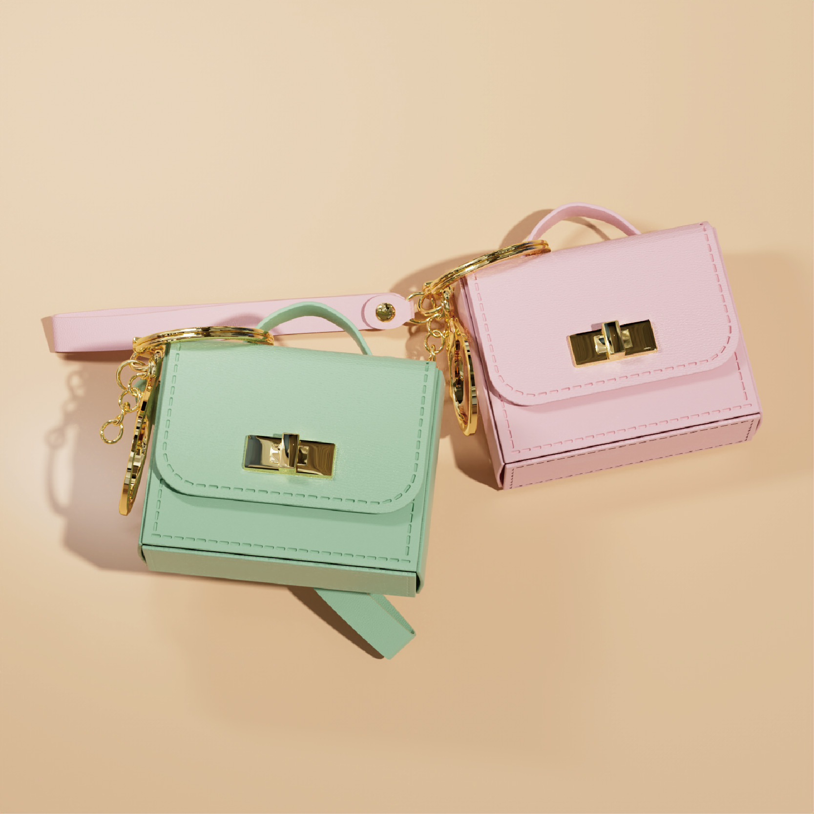 Mini pochette porte-clés en cu - Women'S Ysl Fashion avis et prix
