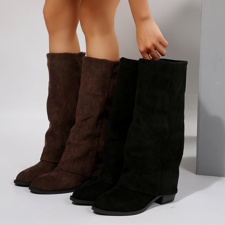 Femmes genou bottes hautes aut - Women'S Fashion Boots 2025 avis et prix