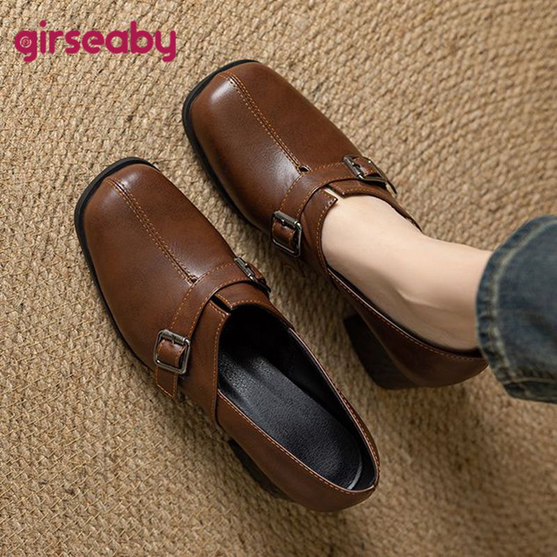 Girseaby Vintage femmes pompes - Women'S Fashion Loafers avis et prix